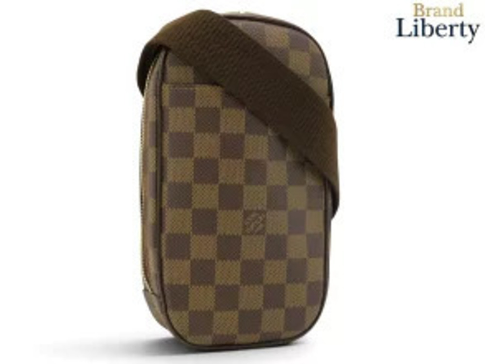 Louis Vuitton Damier Pochette Gange Body Bag Bum Waist Belt Pouch Clutch Dark